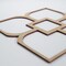Ekena Millwork Large Olivia Decorative Fretwork Wood Wall Panels, Hickory, 23 3/8"W x 23 3/8"H x 3/8"T WALW24X24X0375OLVHI - alternate 2